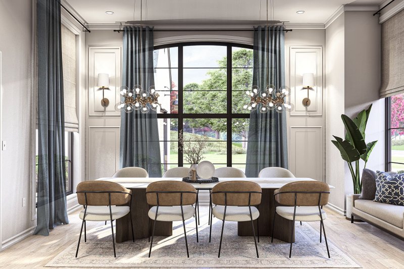 Architectural House Design - Interior - Dining Room for Modern House Plan #455-496 - 3 bed, 2.5 bath