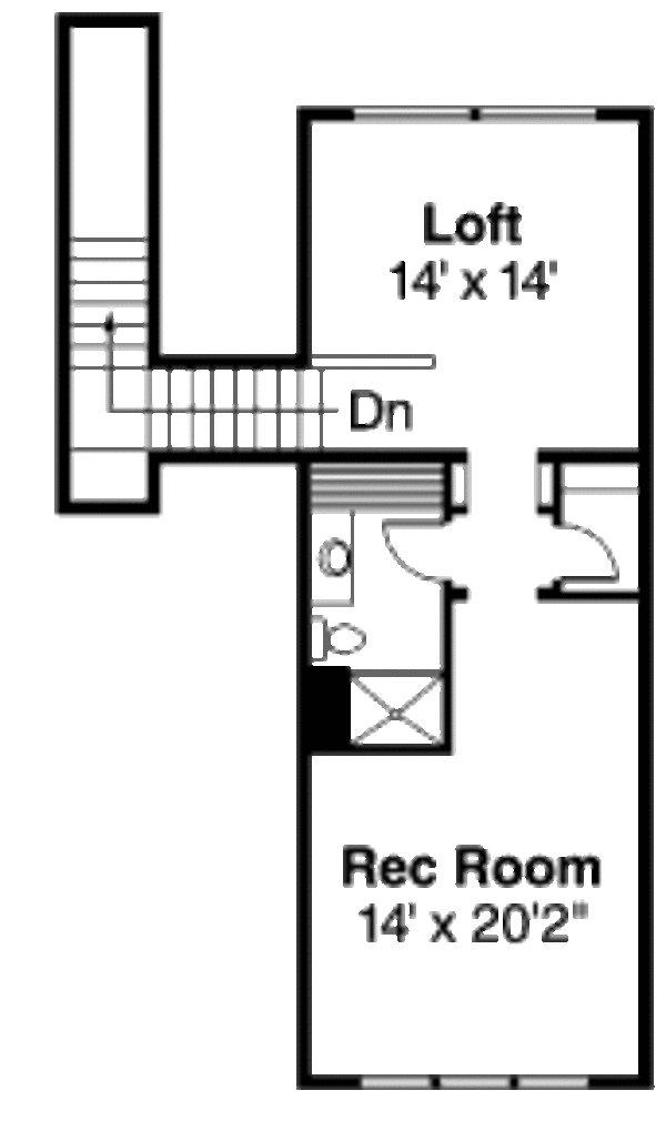 Home Plan - Country Floor Plan - Upper Floor Plan #124-667