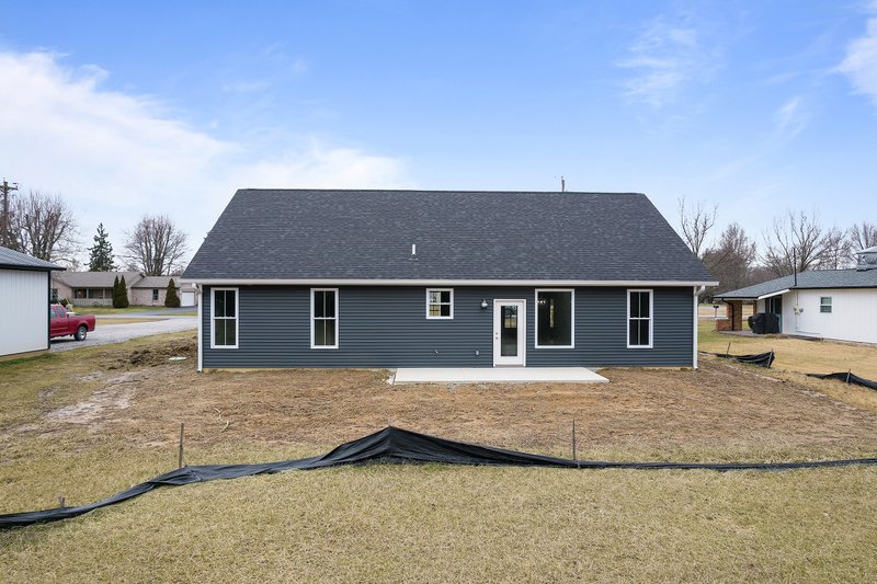 House Design - Exterior - Rear Elevation 1 for Farmhouse House Plan #430-209 - 3 bed, 2 bath