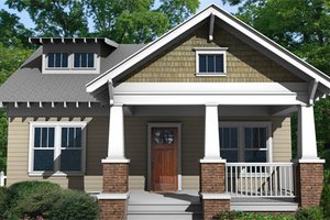 Craftsman style home, Bungalow design, elevation