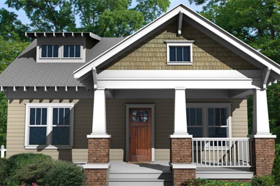Craftsman style home, Bungalow design, elevation