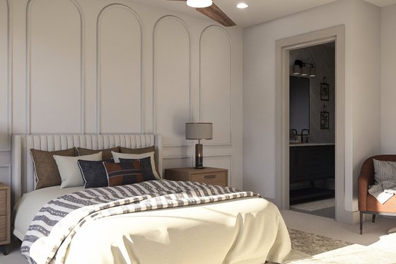 Interior - Master Bedroom for Farmhouse House Plan #455-581 - 3 bed, 2.5 bath