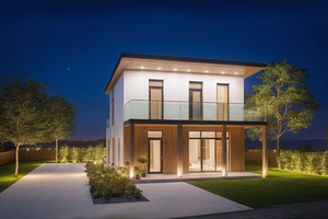 Contemporary Exterior - Front Elevation Plan #542-23