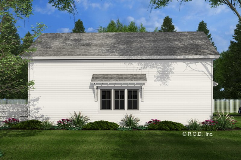 Dream House Plan - Exterior - Rear Elevation for Farmhouse House Plan #51-1582 - 1 bed, 1 bath