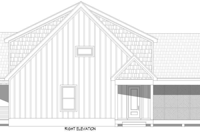 Dream House Plan - Exterior - Other Elevation 7 for Country House Plan #932-1227 - 4 bed, 3.5 bath