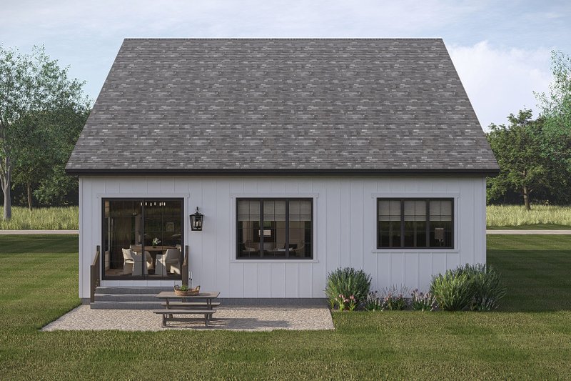 Architectural House Design - Exterior - Rear Elevation for Craftsman House Plan #455-795 - 4 bed, 4 bath