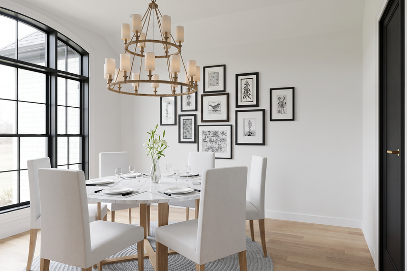 Architectural House Design - Interior - Dining Room for Traditional House Plan #923-519 - 4 bed, 3.5 bath