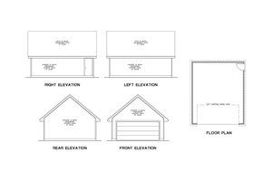 Floor Plan - Other Floor 1 for Cabin House Plan #472-441 - 3 bed, 2 bath