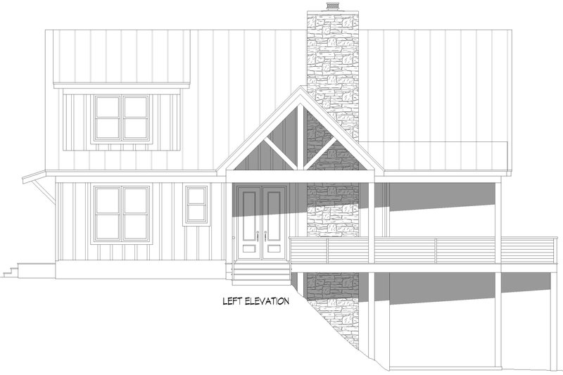 Dream House Plan - Exterior - Other Elevation 1 for Country House Plan #932-1254 - 3 bed, 4.5 bath