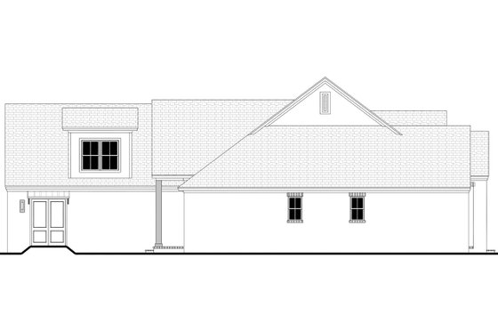 Exterior - Other Elevation for Southern House Plan #430-354 - 3 bed, 3.5 bath
