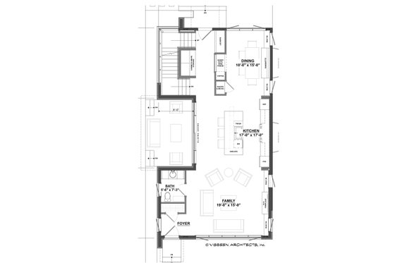 Floor Plan - Main Floor 1 for Contemporary House Plan #928-296 - 3 bed, 2.5 bath