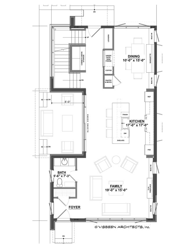 Contemporary Floor Plan - Main Floor Plan #928-296