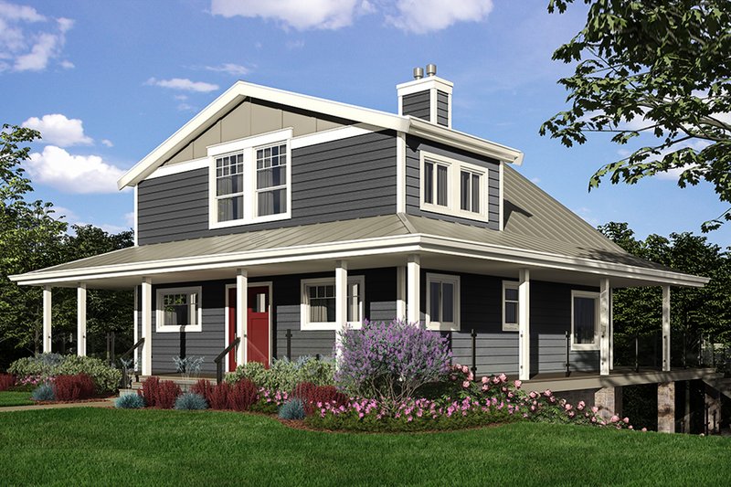 Barndominium Style House Plan - 4 Beds 3 Baths 3162 Sq/Ft Plan #118-173