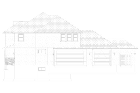 Exterior - Other Elevation 2 for Contemporary House Plan #1060-142 - 3 bed, 2.5 bath