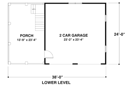 Floor Plan - Main Floor for Traditional House Plan #56-569, 0 bath