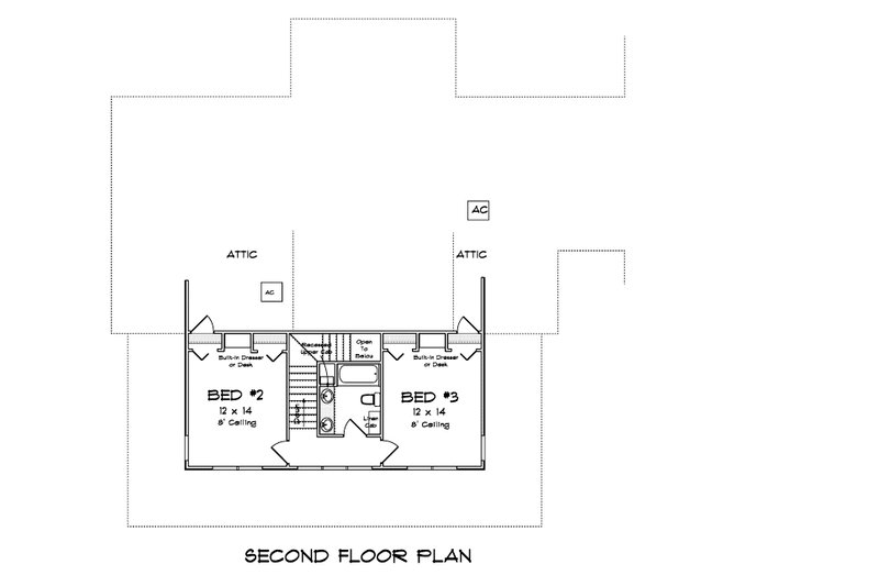 House Plan Design - Floor Plan - Upper Floor 1 for Farmhouse House Plan #513-2247 - 4 bed, 3.5 bath