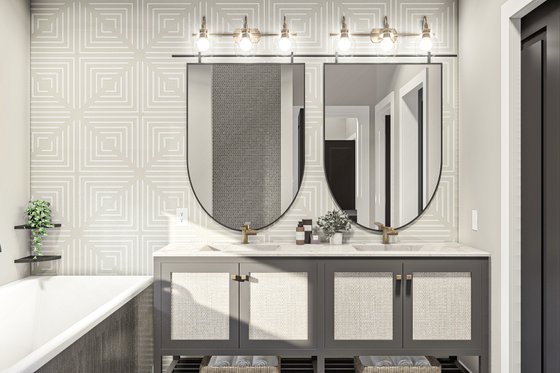 Interior - Bathroom for Modern House Plan #455-526 - 3 bed, 2 bath