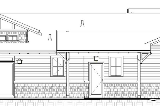 Exterior - Other Elevation 3 for Craftsman House Plan #895-164 - 3 bed, 2 bath