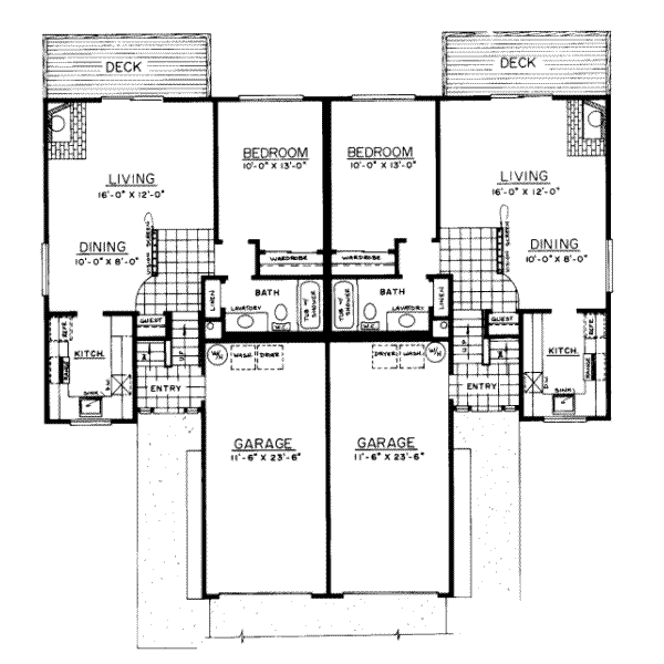 Traditional Floor Plan - Main Floor Plan #303-183
