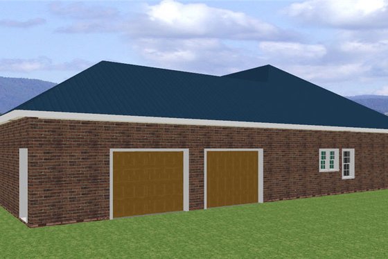 Exterior - Other Elevation for Southern House Plan #44-120 - 4 bed, 3 bath