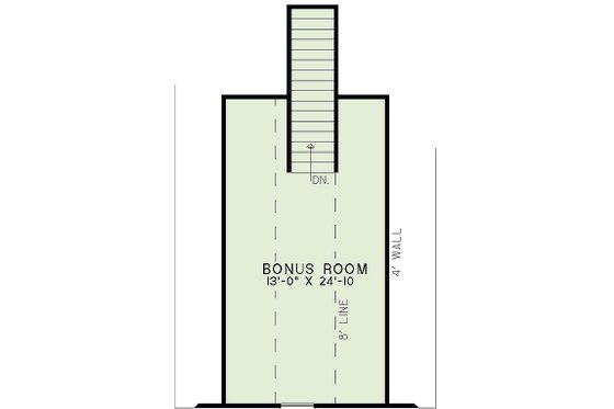 Floor Plan - Upper Floor for Traditional House Plan #17-2454 - 3 bed, 2 bath