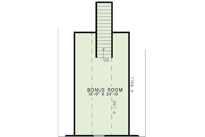 Dream House Plan - Floor Plan - Upper Floor for Traditional House Plan #17-2454 - 3 bed, 2 bath