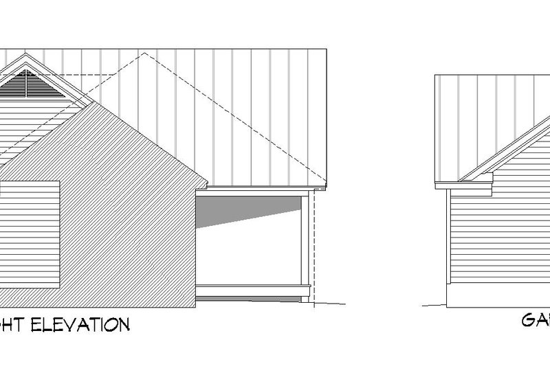 House Blueprint - Exterior - Other Elevation 1 for Southern House Plan #932-852 - 4 bed, 3 bath