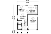 Contemporary Style House Plan - 3 Beds 2.5 Baths 1604 Sq/Ft Plan #25-4874 
