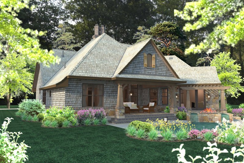 Home Plan - Exterior - Other Elevation 1 for Craftsman House Plan #120-184 - 4 bed, 3.5 bath