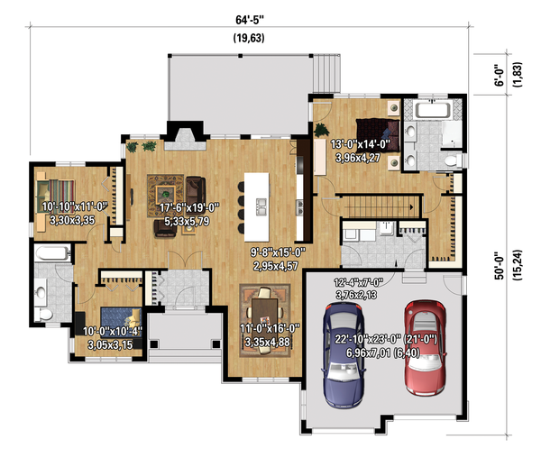 Ranch Floor Plan - Main Floor Plan #25-4456