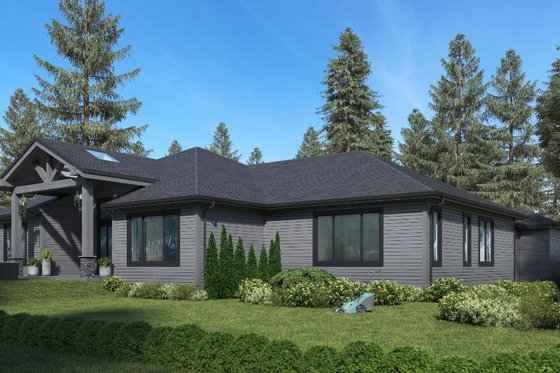 Exterior - Other Elevation 1 for Traditional House Plan #1066-85 - 3 bed, 3 bath