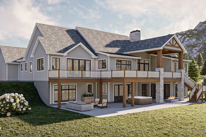 Architectural House Design - Exterior - Other Elevation for Beach House Plan #455-534 - 2 bed, 2 bath