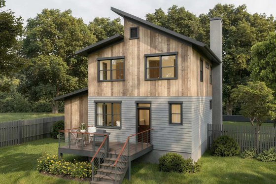Exterior - Other Elevation for Modern House Plan #79-328 - 3 bed, 2.5 bath