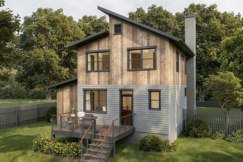 House Blueprint - Exterior - Other Elevation for Modern House Plan #79-328 - 3 bed, 2.5 bath