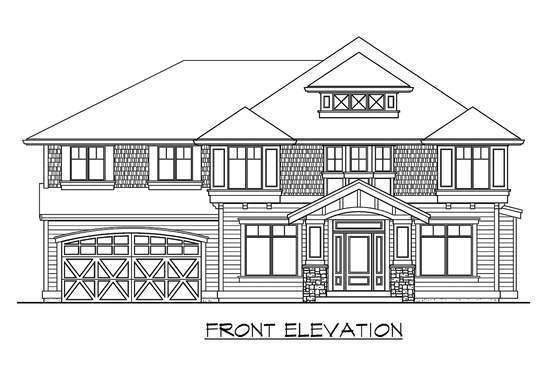 Exterior - Other Elevation for Traditional House Plan #132-139 - 4 bed, 2.5 bath