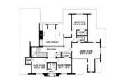 European Style House Plan - 4 Beds 3.5 Baths 3747 Sq/Ft Plan #413-814 