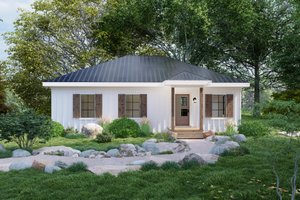 Architectural House Design - Cottage Exterior - Front Elevation Plan #1094-10