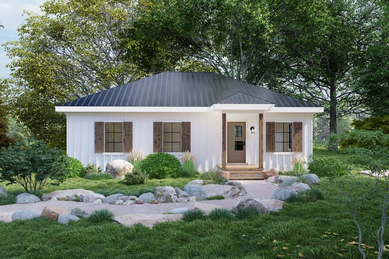House Plan Design - Cottage Exterior - Front Elevation Plan #1094-10