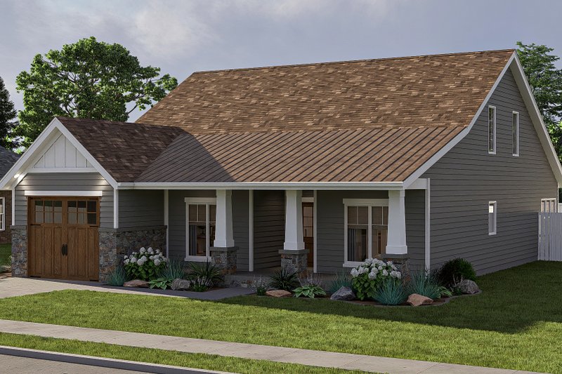 Architectural House Design - Exterior - Other Elevation for Traditional House Plan #455-416 - 4 bed, 3 bath