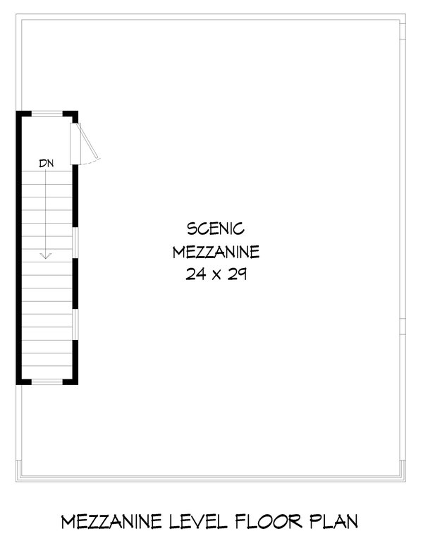 Modern Floor Plan - Upper Floor Plan #932-686