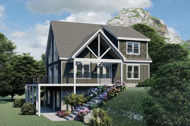 Home Plan - Exterior - Other Elevation for Country House Plan #932-1031 - 5 bed, 3.5 bath