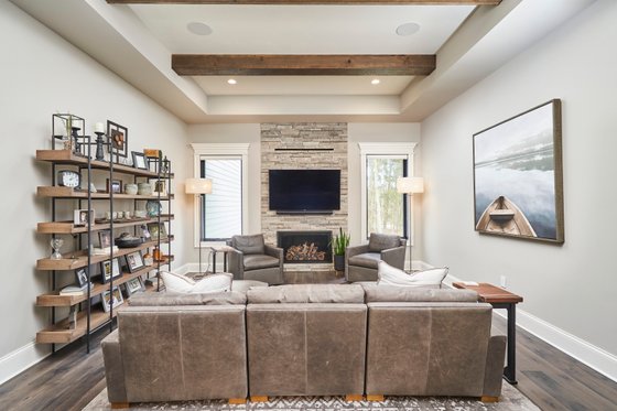 Interior - Family Room 2 for Craftsman House Plan #1089-35 - 3 bed, 2.5 bath