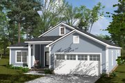 Cottage Style House Plan - 4 Beds 3 Baths 1841 Sq/Ft Plan #513-2424 Exterior 