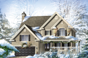 Country Style House Plan - 4 Beds 2 Baths 3500 Sq/Ft Plan #25-4684 
