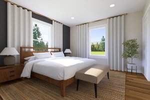 Interior - Master Bedroom for Contemporary House Plan #1064-379 - 1 bed, 1 bath