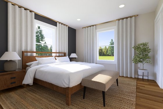 Interior - Master Bedroom for Contemporary House Plan #1064-379 - 1 bed, 1 bath