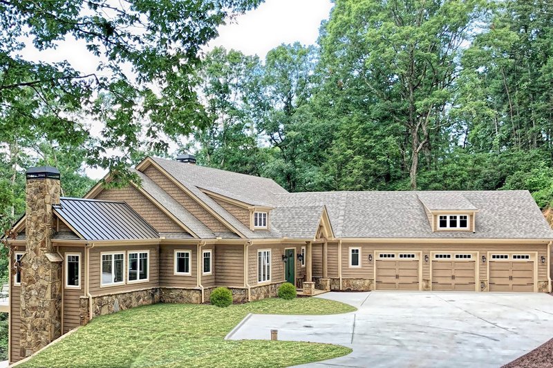 Home Plan - Craftsman Exterior - Front Elevation Plan #437-121