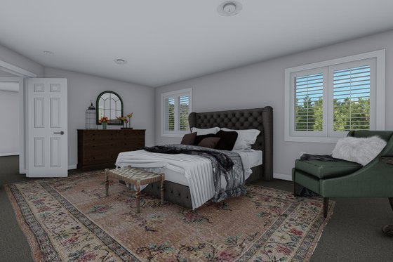 Interior - Master Bedroom for Traditional House Plan #1060-8 - 5 bed, 4 bath