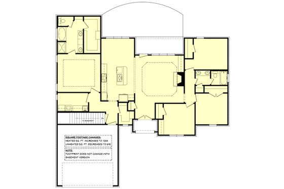 Floor Plan - Other Floor for Traditional House Plan #430-87 - 4 bed, 2 bath