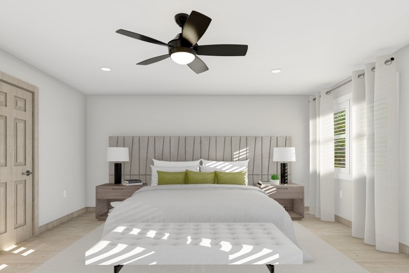 House Plan Design - Interior - Master Bedroom for Traditional House Plan #1060-153 - 5 bed, 4 bath